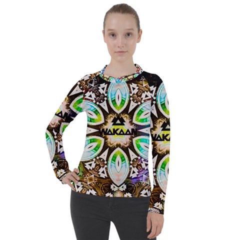 375 Chroma Digital Art Custom Women s Pique Long Sleeve Tee by Drippycreamart