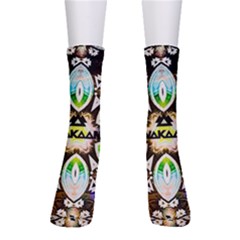 375 Chroma Digital Art Custom Men s Crew Socks by Drippycreamart