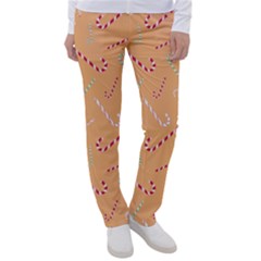 Sweet Christmas Candy Women s Casual Pants by SychEva