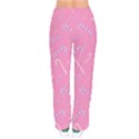 Sweet Christmas Candy Women velvet Drawstring Pants View2