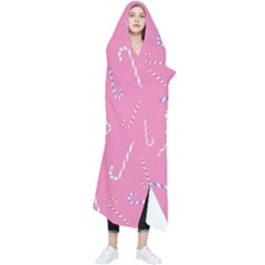 Sweet Christmas Candy Wearable Blanket by SychEva