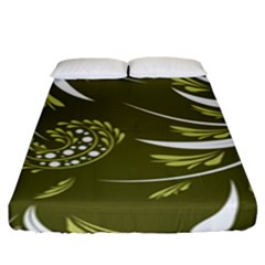 Folk Flowers Print Floral Pattern Ethnic Art Fitted Sheet (king Size) by Eskimos