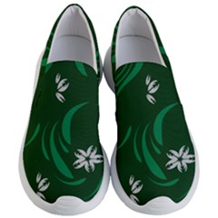 Folk Flowers Print Floral Pattern Ethnic Art Women s Lightweight Slip Ons by Eskimos