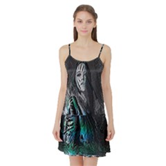 Glitch Witch Satin Night Slip by MRNStudios