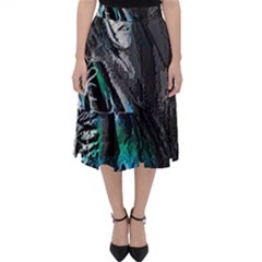 Glitch Witch Classic Midi Skirt by MRNStudios