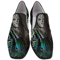 Glitch Witch Women Slip On Heel Loafers by MRNStudios