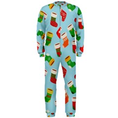 Christmas Socks Onepiece Jumpsuit (men)  by SychEva