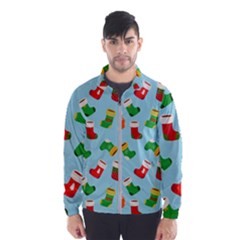 Christmas Socks Men s Windbreaker by SychEva