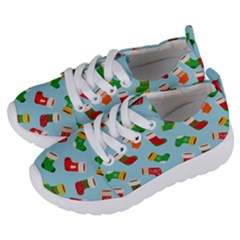 Christmas Socks Kids  Lightweight Sports Shoes by SychEva