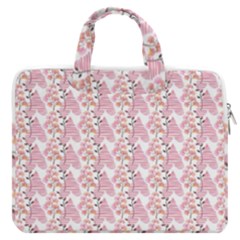 Floral Macbook Pro Double Pocket Laptop Bag (large)