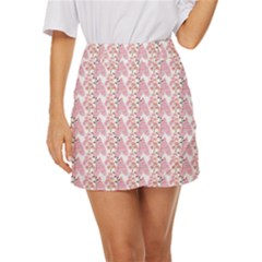 Floral Mini Front Wrap Skirt