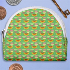 Fruits Horseshoe Style Canvas Pouch by Sparkle