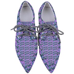 Pattern Pointed Oxford Shoes by Sparkle