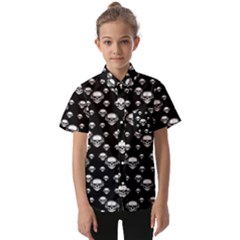 Skullmusician Kids  Short Sleeve Shirt