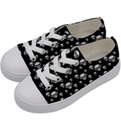 Skullmusician Kids  Low Top Canvas Sneakers by Sparkle