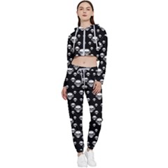 Skullmusician Cropped Zip Up Lounge Set