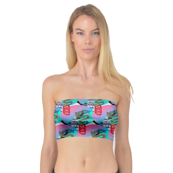 Retro Snake Bandeau Top