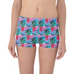 Retro Snake Boyleg Bikini Bottoms by Sparkle