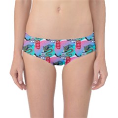 Retro Snake Classic Bikini Bottoms by Sparkle