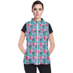 Retro Snake Women s Puffer Vest by Sparkle