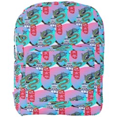 Retro Snake Full Print Backpack by Sparkle