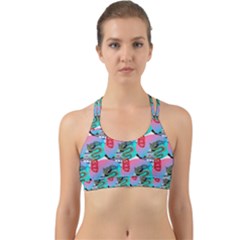 Retro Snake Back Web Sports Bra by Sparkle