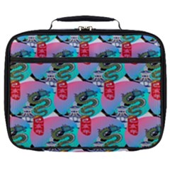 Retro Snake Full Print Lunch Bag by Sparkle