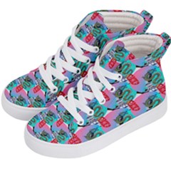 Retro Snake Kids  Hi-top Skate Sneakers by Sparkle