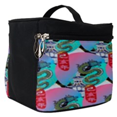 Retro Snake Make Up Travel Bag (small) by Sparkle