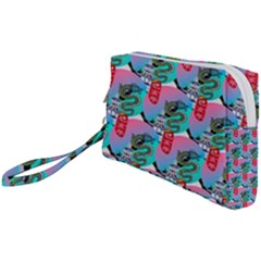 Retro Snake Wristlet Pouch Bag (small) by Sparkle