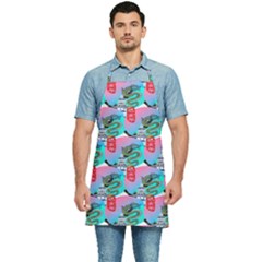 Retro Snake Kitchen Apron