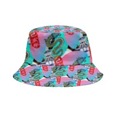 Retro Snake Inside Out Bucket Hat by Sparkle