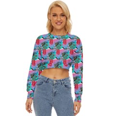 Retro Snake Lightweight Long Sleeve Sweatshirt by Sparkle