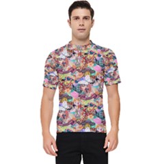 Retro Color Men s Short Sleeve Rash Guard by Sparkle