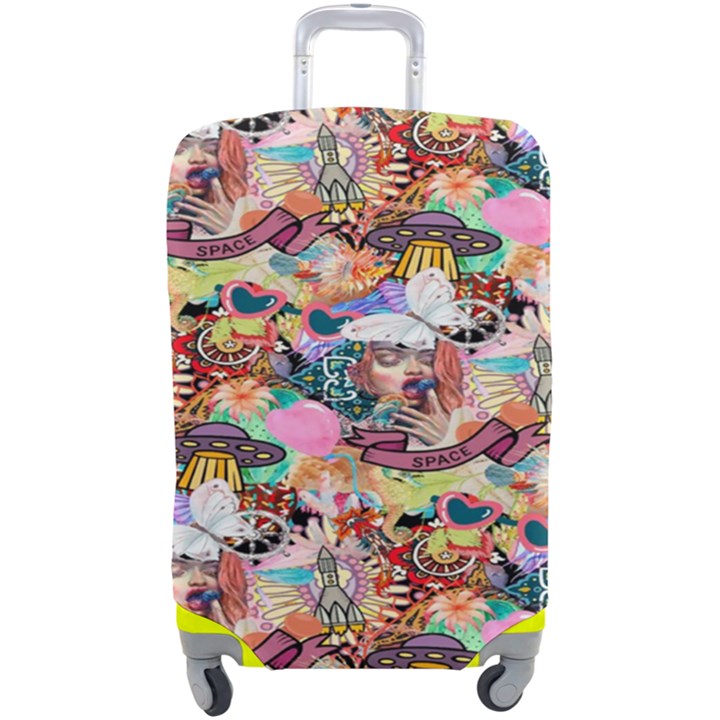 Retro Color Luggage Cover (Large)