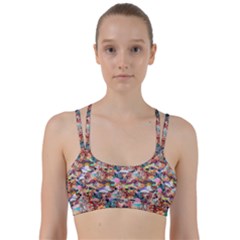 Retro Color Line Them Up Sports Bra by Sparkle