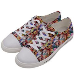 Retro Color Women s Low Top Canvas Sneakers by Sparkle