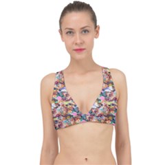 Retro Color Classic Banded Bikini Top by Sparkle