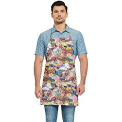 Retro Color Kitchen Apron by Sparkle