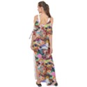 Retro Color Maxi Chiffon Cover Up Dress View2