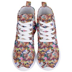 Retro Color Women s Lightweight High Top Sneakers by Sparkle