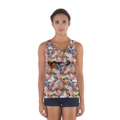 Retro Color Sport Tank Top  by Sparkle