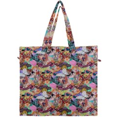 Retro Color Canvas Travel Bag by Sparkle