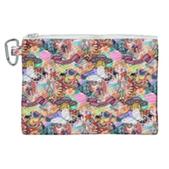 Retro Color Canvas Cosmetic Bag (xl) by Sparkle