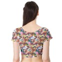 Retro Color Short Sleeve Crop Top View2