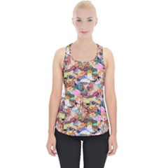 Retro Color Piece Up Tank Top by Sparkle