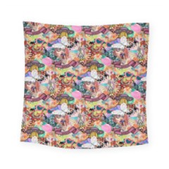 Retro Color Square Tapestry (small) by Sparkle