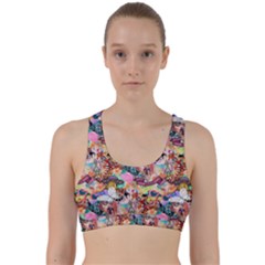 Retro Color Back Weave Sports Bra by Sparkle