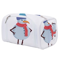 Angry Snowman Toiletries Pouch by SychEva