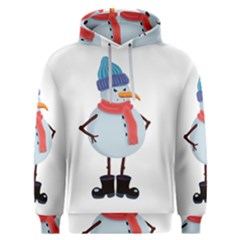 Angry Snowman Men s Overhead Hoodie by SychEva